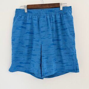 💙 Peloton Men’s Blue Athletic Training Shorts – Size L